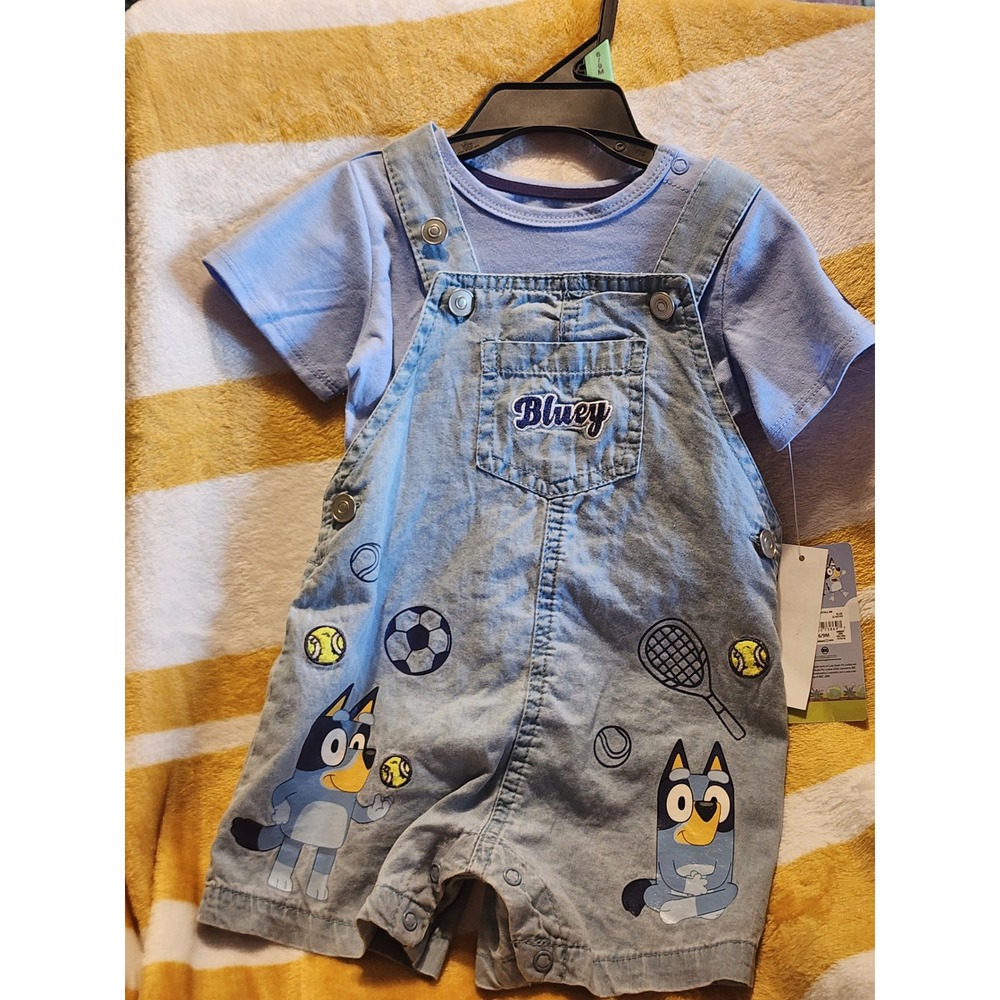 Brand-new with tags Bluey two-piece baby boys outfit